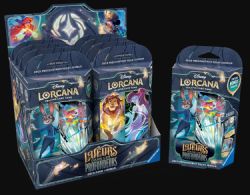 CARTE DISNEY LORCANA - LUEURS DANS LES PROFONDEURS - STARTER DECK DISPLAY (FR)